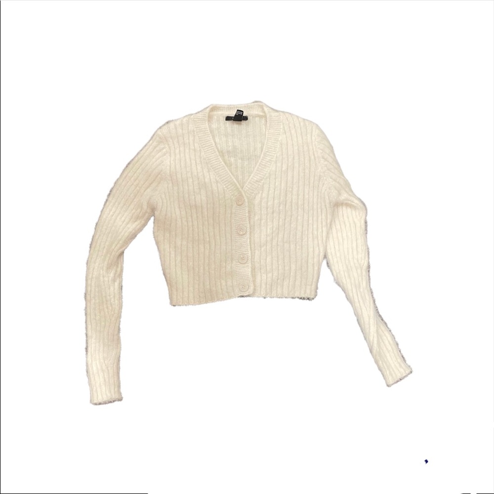NWOT creme cardigan